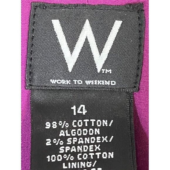 Work to Weekend Jacket 14 Purple Floral Festival Boho Western Retro 80s Hippie - Picture 2 of 15